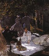 Edouard Manet Dejeuner sur l'herbe(The Picnic) oil on canvas